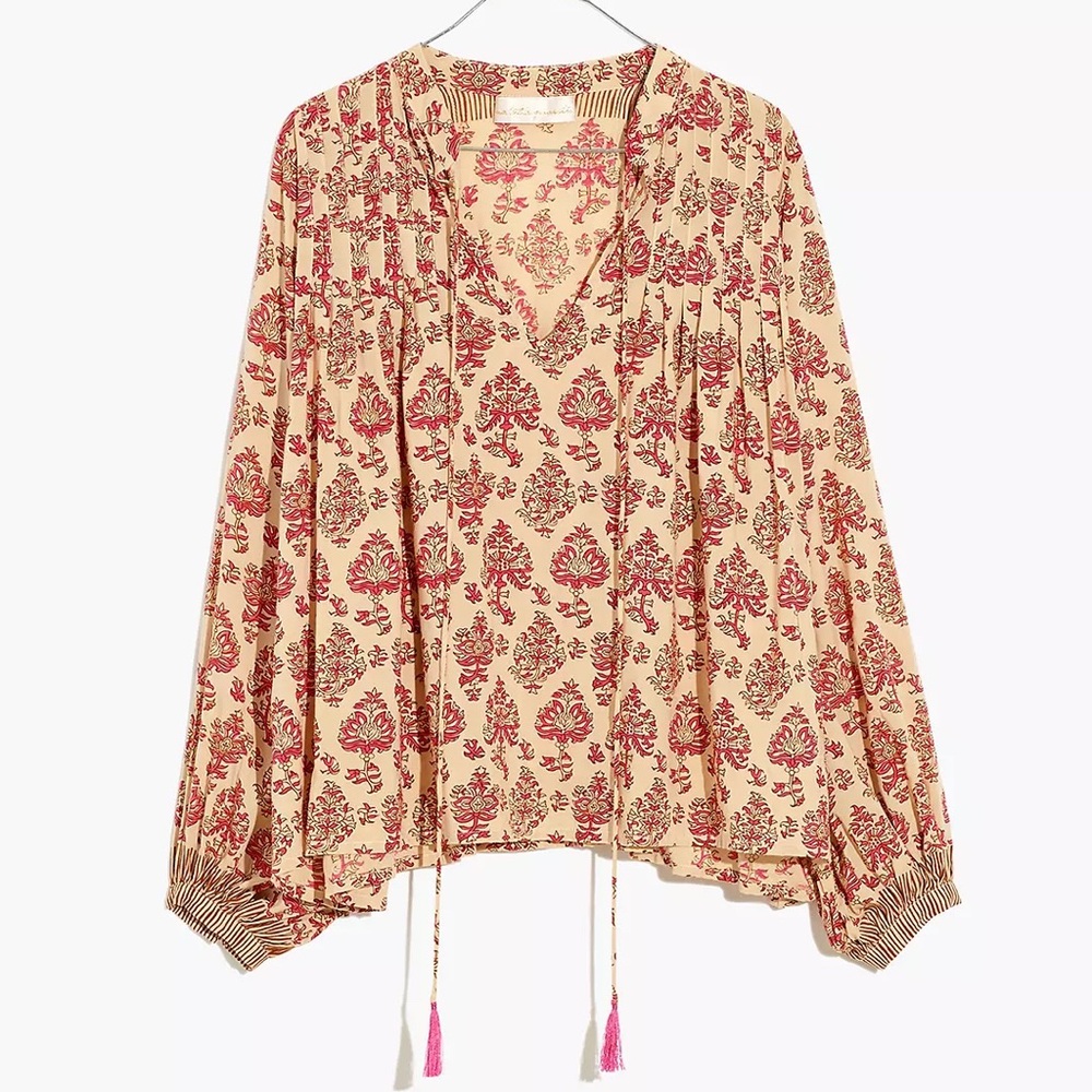Lizzy Shirt in Cyprus Print Pink
